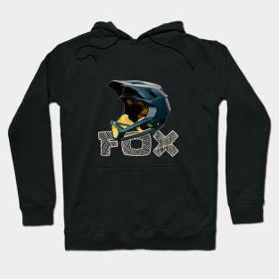 fox helmet Hoodie